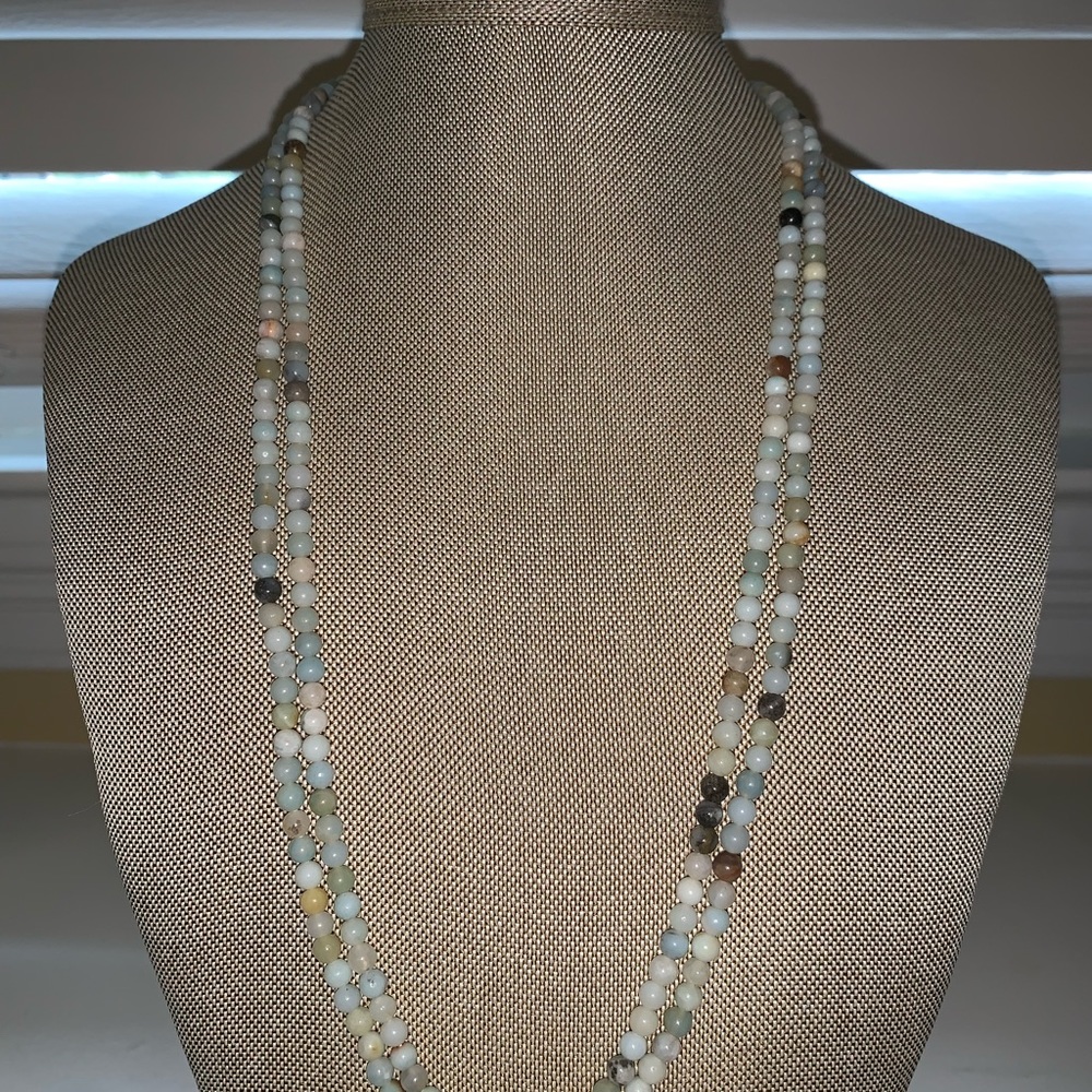 Multi-color beaded necklace